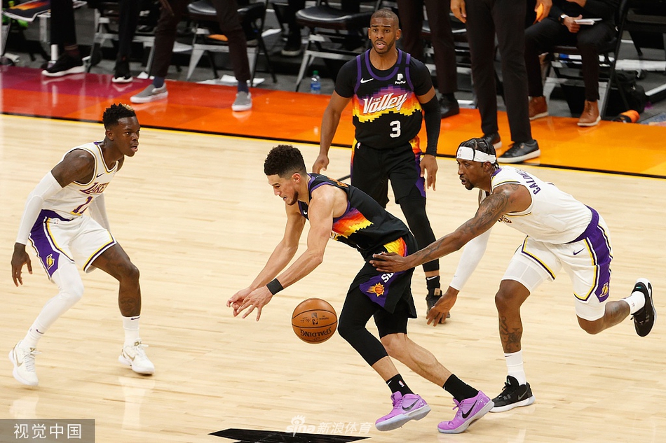 [NBA季后赛]湖人90-99太阳 詹姆斯两双难救主