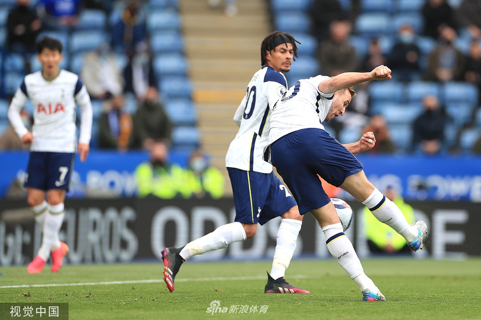 [英超]莱斯特2-4热刺 贝尔两球