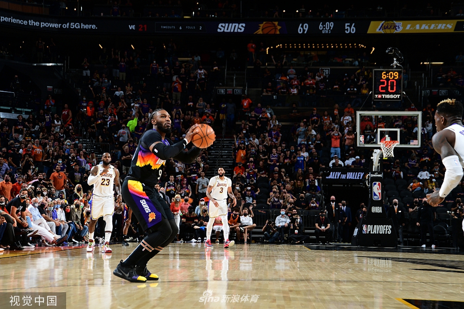 [NBA季后赛]湖人90-99太阳 詹姆斯两双难救主