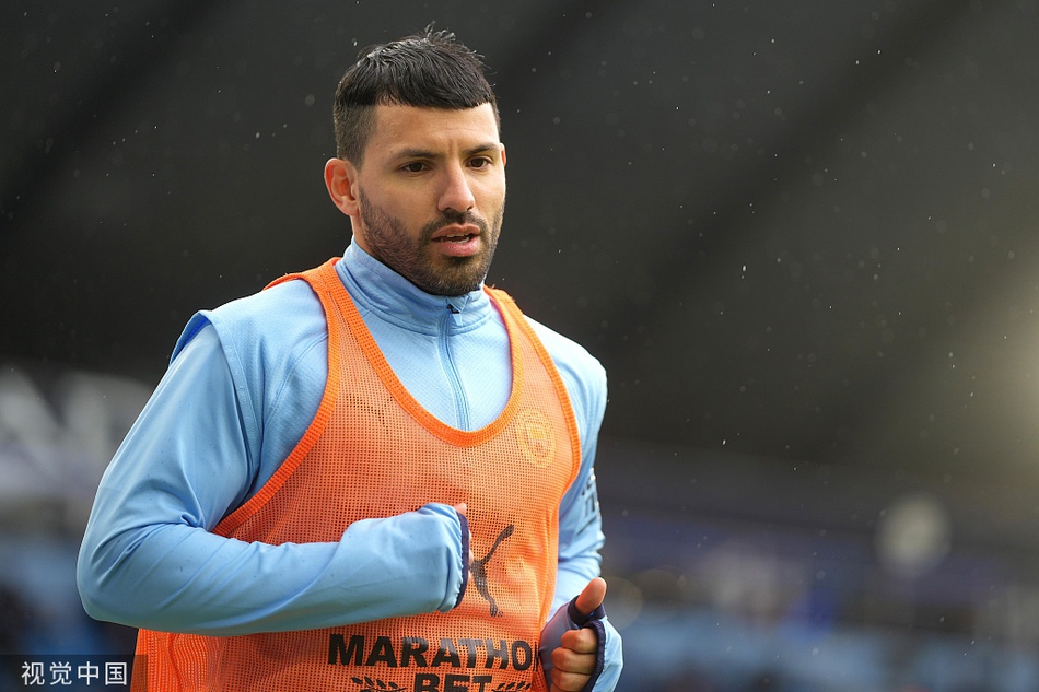 [英超]曼城5-0埃弗顿 阿圭罗两球