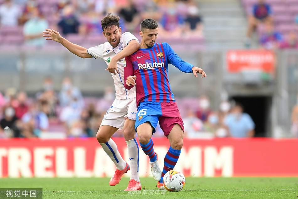 [西甲]巴萨2-1赫塔菲 德佩破门