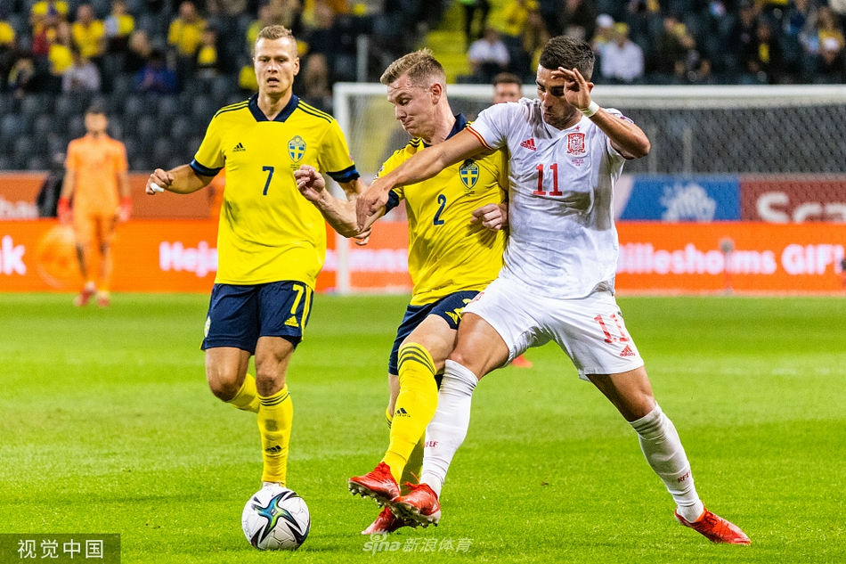 [世预赛]瑞典2-1逆转西班牙
