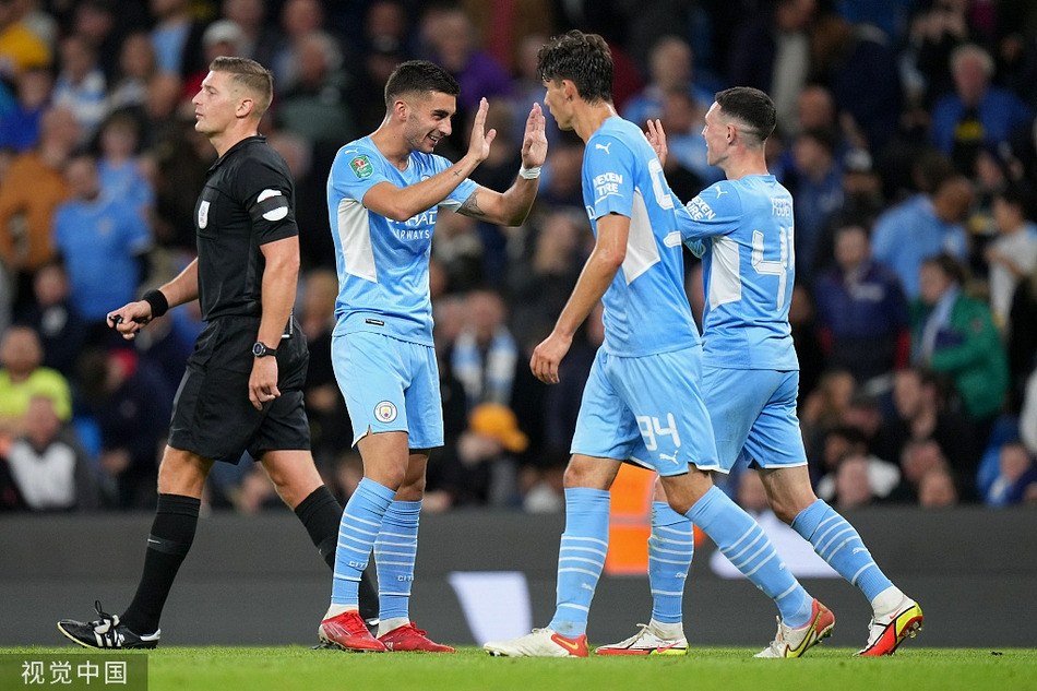 [联赛杯]韦康比1-6曼城 马赫雷斯两球