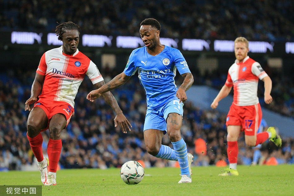 [联赛杯]韦康比1-6曼城 马赫雷斯两球