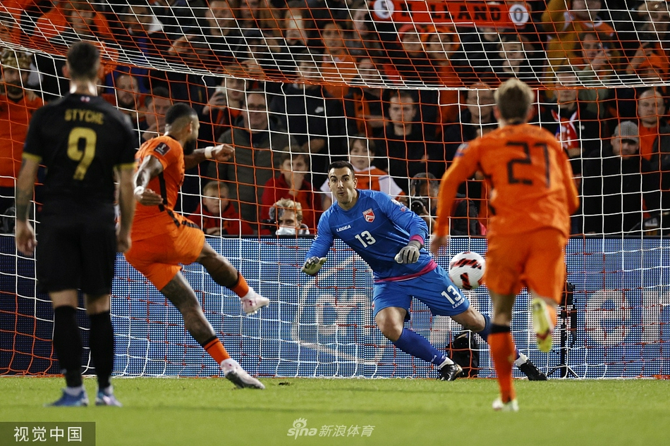 [世预赛]荷兰6-0直布罗陀 德佩两传两射