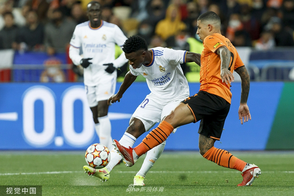 [欧冠]顿涅茨克矿工0-5皇马 威尼修斯两球