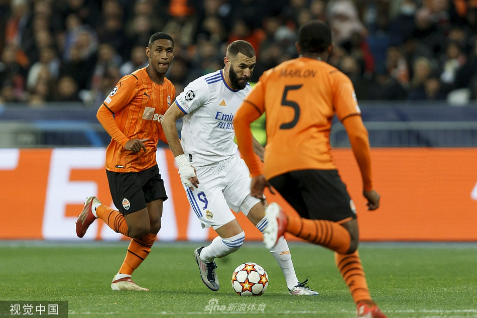 [欧冠]顿涅茨克矿工0-5皇马 威尼修斯两球