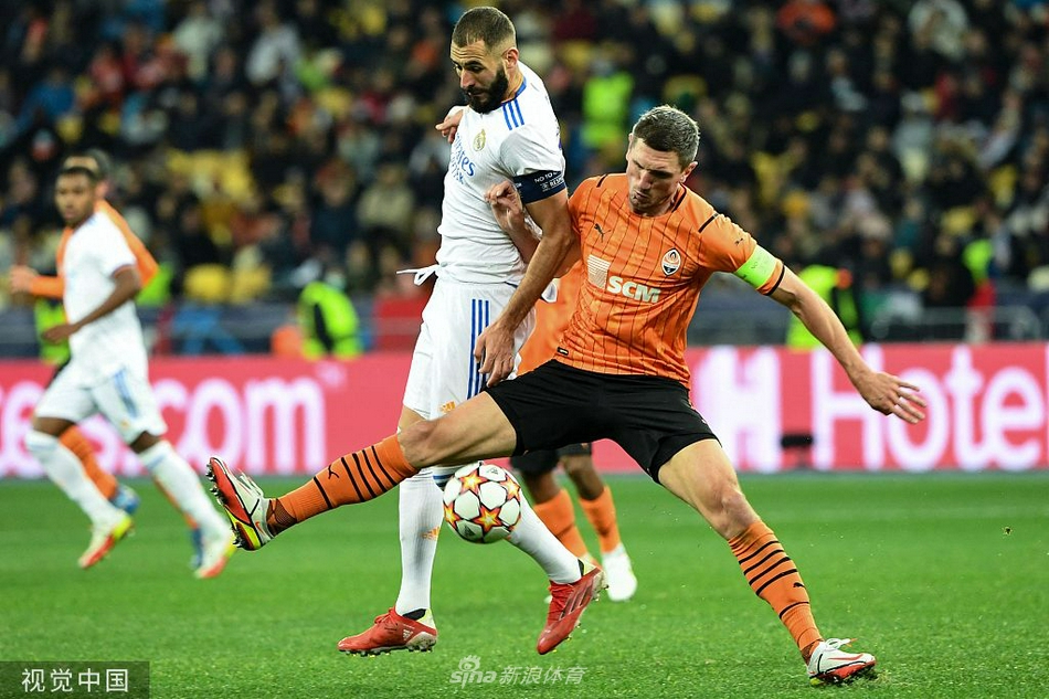 [欧冠]顿涅茨克矿工0-5皇马 威尼修斯两球