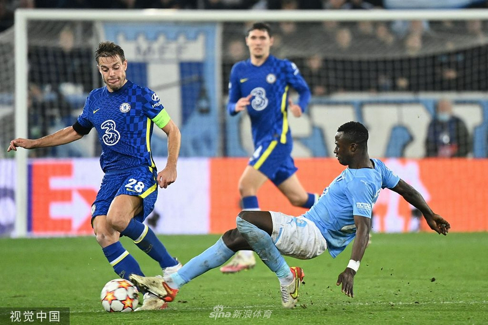 [欧冠]马尔默0-1切尔西 齐耶赫破门
