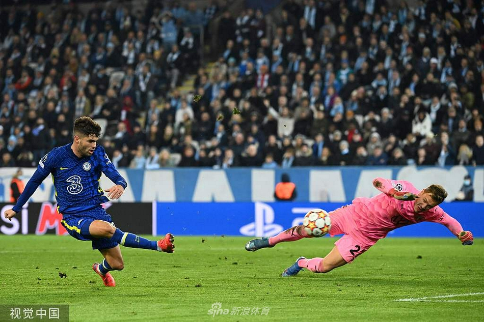 [欧冠]马尔默0-1切尔西 齐耶赫破门
