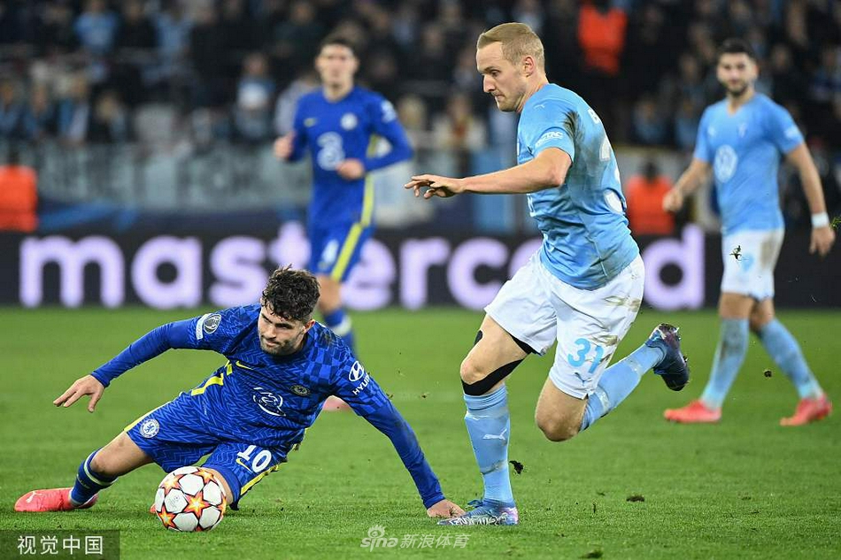 [欧冠]马尔默0-1切尔西 齐耶赫破门