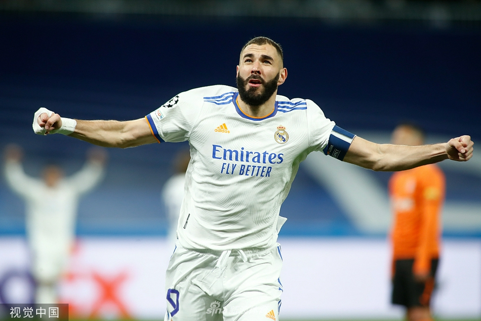 [欧冠]皇马2-1顿涅茨克矿工 本泽马两球