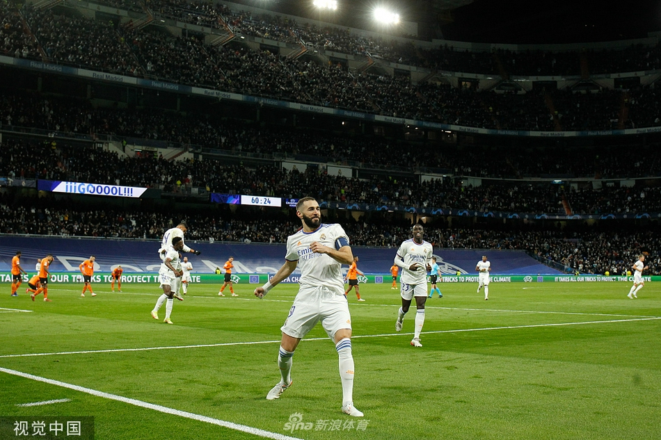 [欧冠]皇马2-1顿涅茨克矿工 本泽马两球