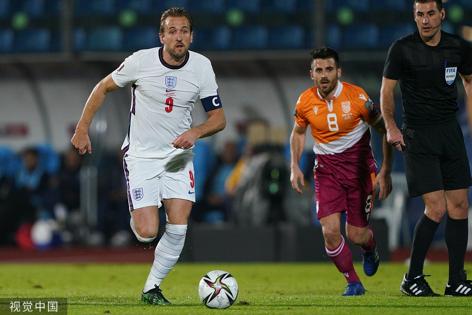 [世预赛]英格兰10-0晋级世界杯 凯恩大四喜
