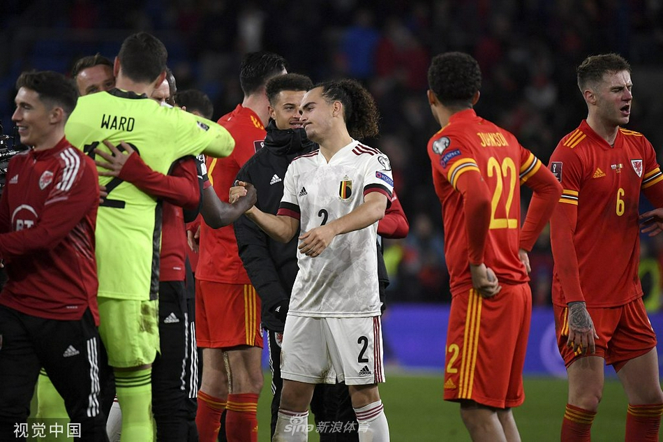 [世预赛]威尔士1-1比利时 德布劳内破门