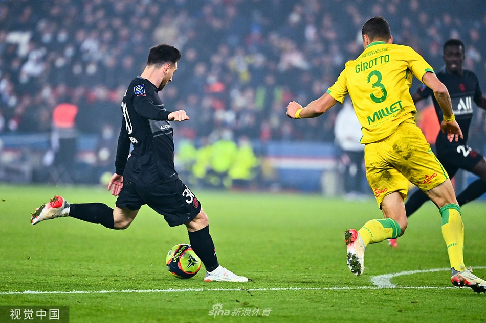 [法甲]巴黎圣日耳曼3-1南特 梅西破门