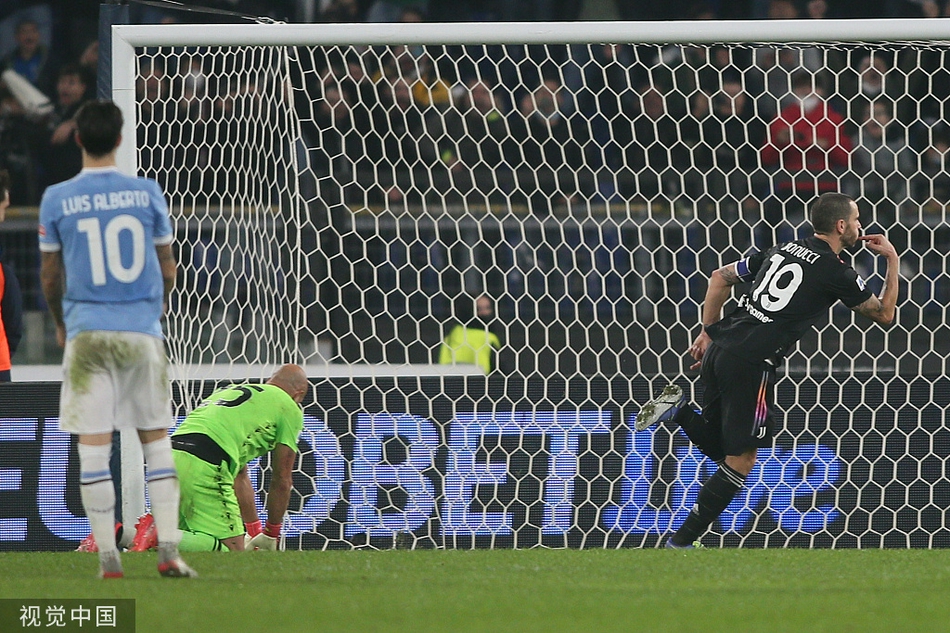 [意甲]拉齐奥0-2尤文 博努奇两球