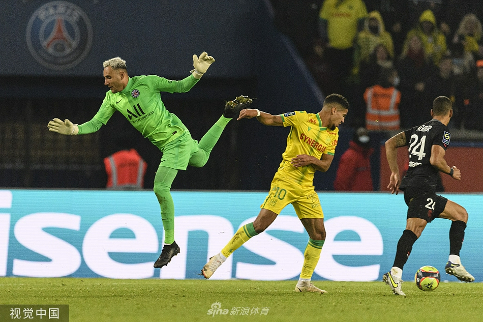 [法甲]巴黎圣日耳曼3-1南特 梅西破门