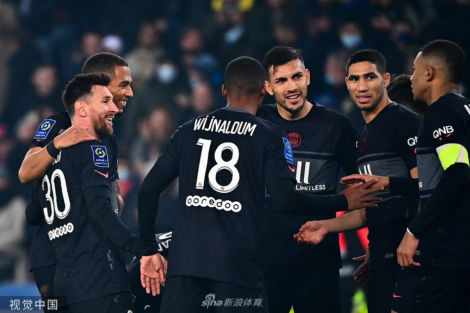 [法甲]巴黎圣日耳曼3-1南特 梅西破门