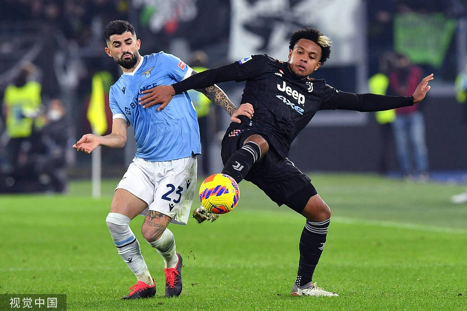 [意甲]拉齐奥0-2尤文 博努奇两球