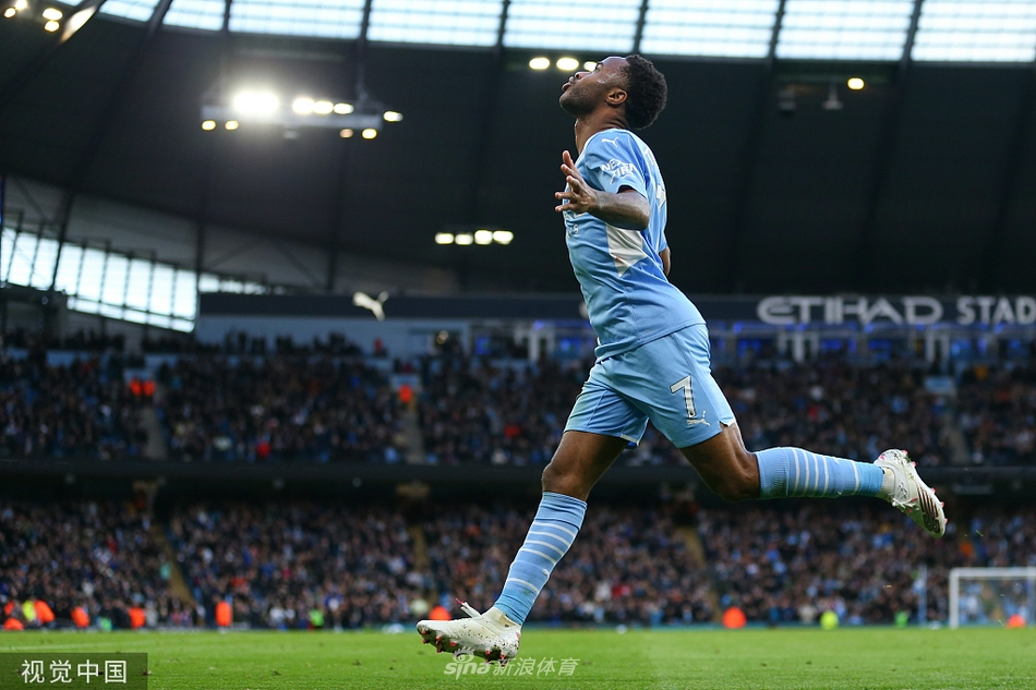 [英超]曼城3-0埃弗顿 斯特林破门