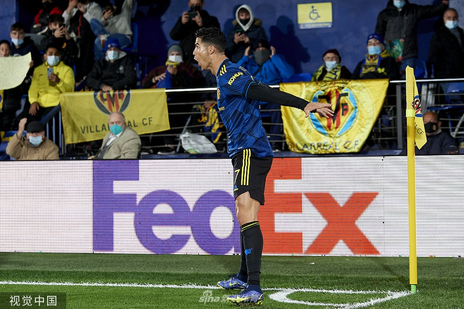 [欧冠]比利亚雷亚尔0-2曼联 C罗桑乔破门