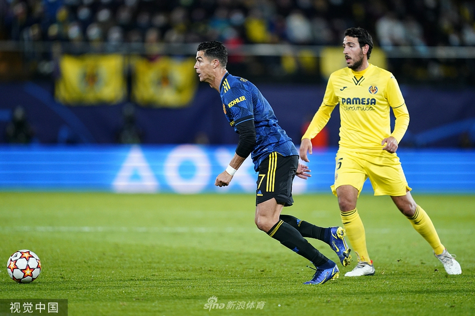 [欧冠]比利亚雷亚尔0-2曼联 C罗桑乔破门