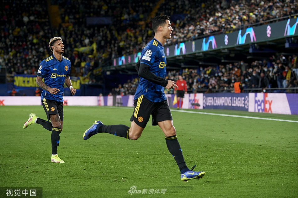[欧冠]比利亚雷亚尔0-2曼联 C罗桑乔破门