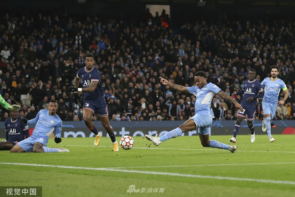 [欧冠]曼城2-1巴黎 热苏斯打入制胜球