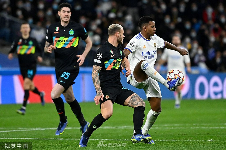 [欧冠]皇马2-1国米 克罗斯破门