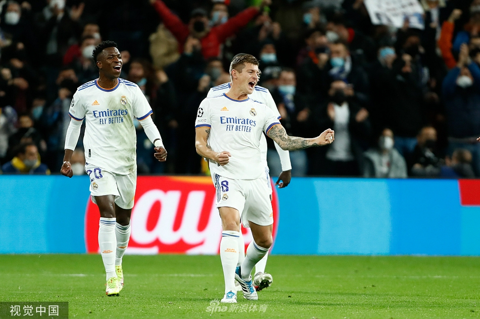 [欧冠]皇马2-1国米 克罗斯破门