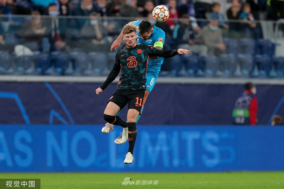 [欧冠]泽尼特3-3切尔西 维尔纳两球