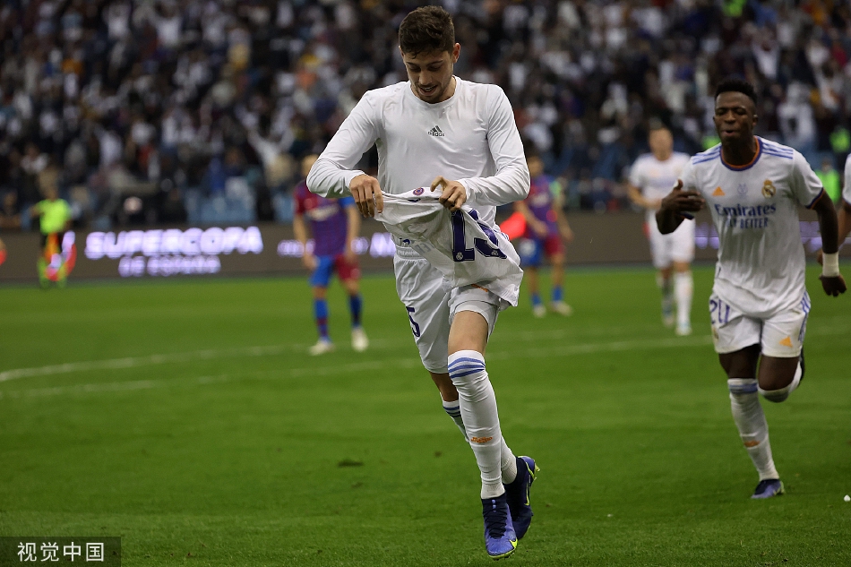 [西班牙超级杯]皇马3-2巴萨 巴尔韦德绝杀