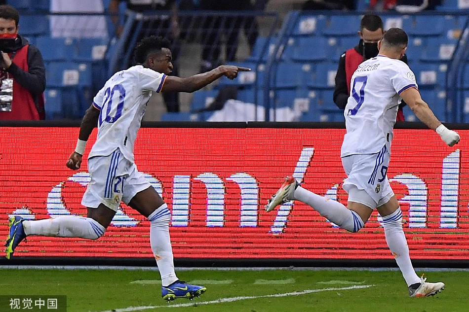 [西班牙超级杯]皇马3-2巴萨 巴尔韦德绝杀