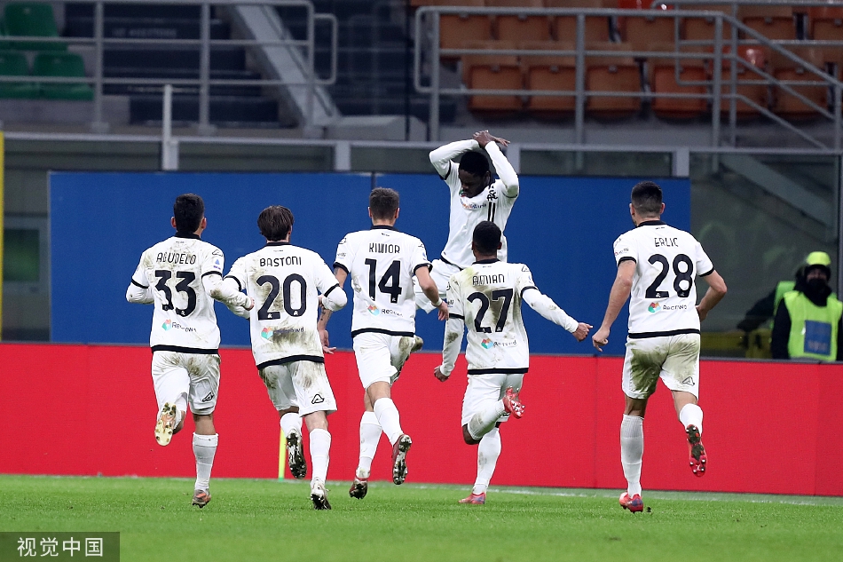 [意甲]AC米兰1-2斯佩齐亚 莱奥破门