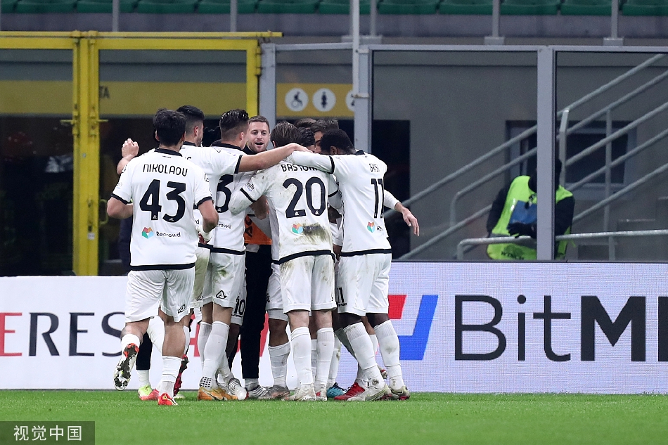 [意甲]AC米兰1-2斯佩齐亚 莱奥破门