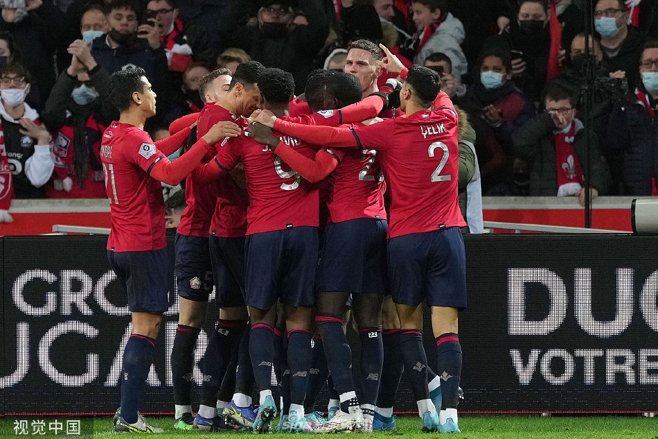 [法甲]里尔1-5巴黎圣日耳曼 梅西传射