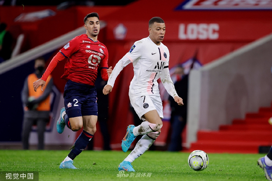 [法甲]里尔1-5巴黎圣日耳曼 梅西传射