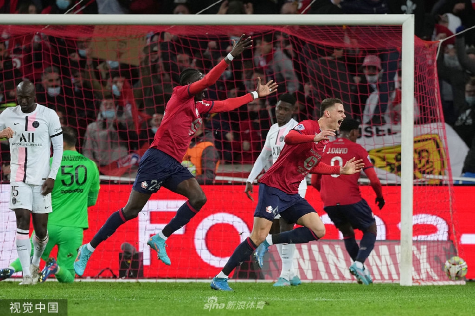 [法甲]里尔1-5巴黎圣日耳曼 梅西传射