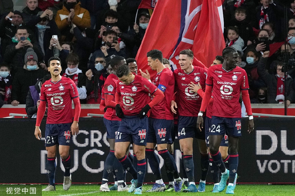 [法甲]里尔1-5巴黎圣日耳曼 梅西传射