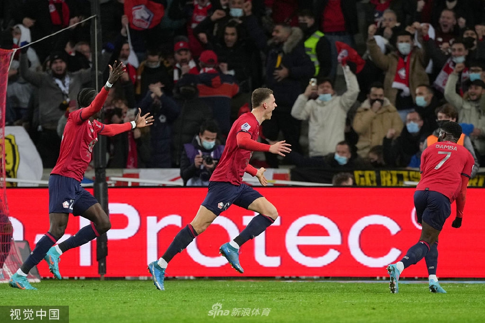 [法甲]里尔1-5巴黎圣日耳曼 梅西传射