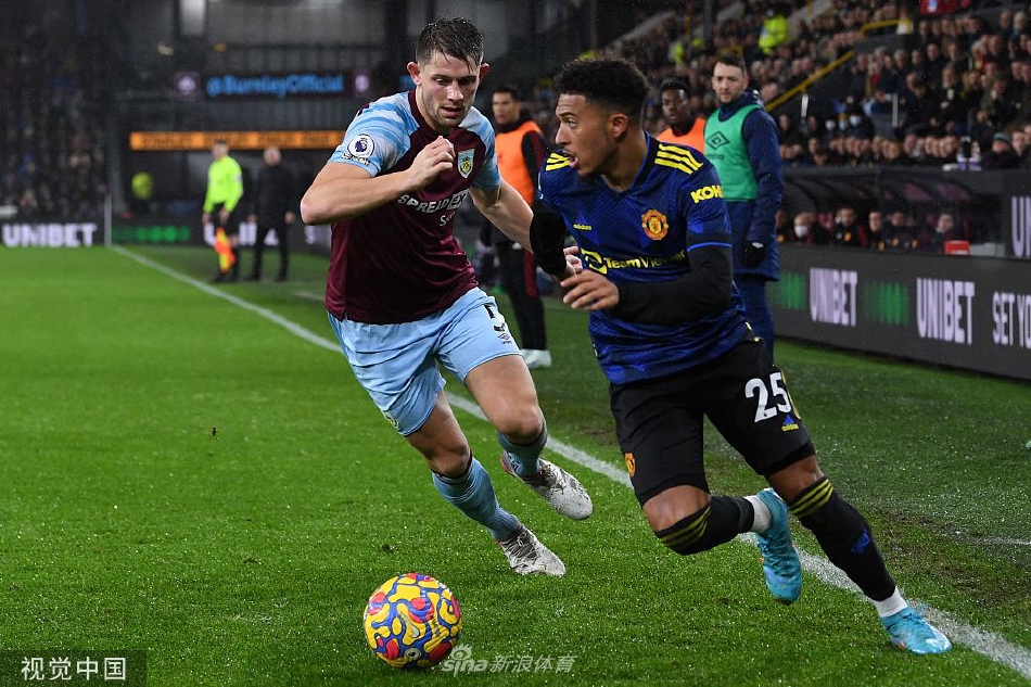 [英超]伯恩利1-1曼联 博格巴破门