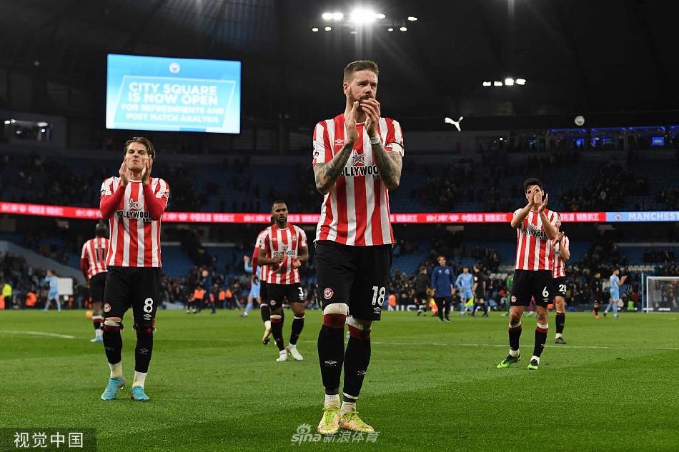 [英超]曼城2-0布伦特福德 德布劳内破门