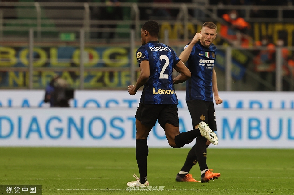 [意甲]国米1-1佛罗伦萨 邓弗里斯破门