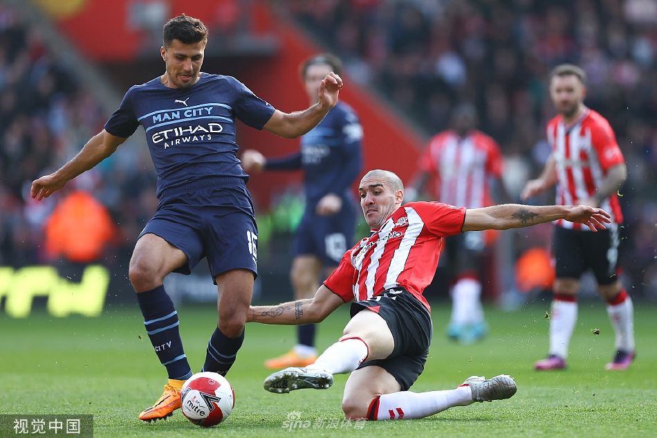 [足总杯]南安普顿1-4曼城 德布劳内破门