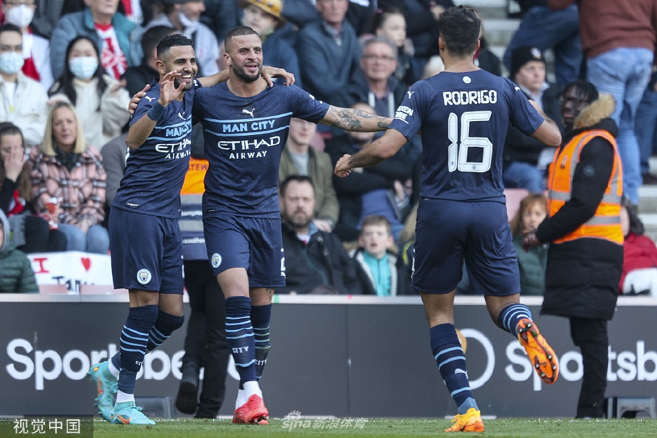 [足总杯]南安普顿1-4曼城 德布劳内破门