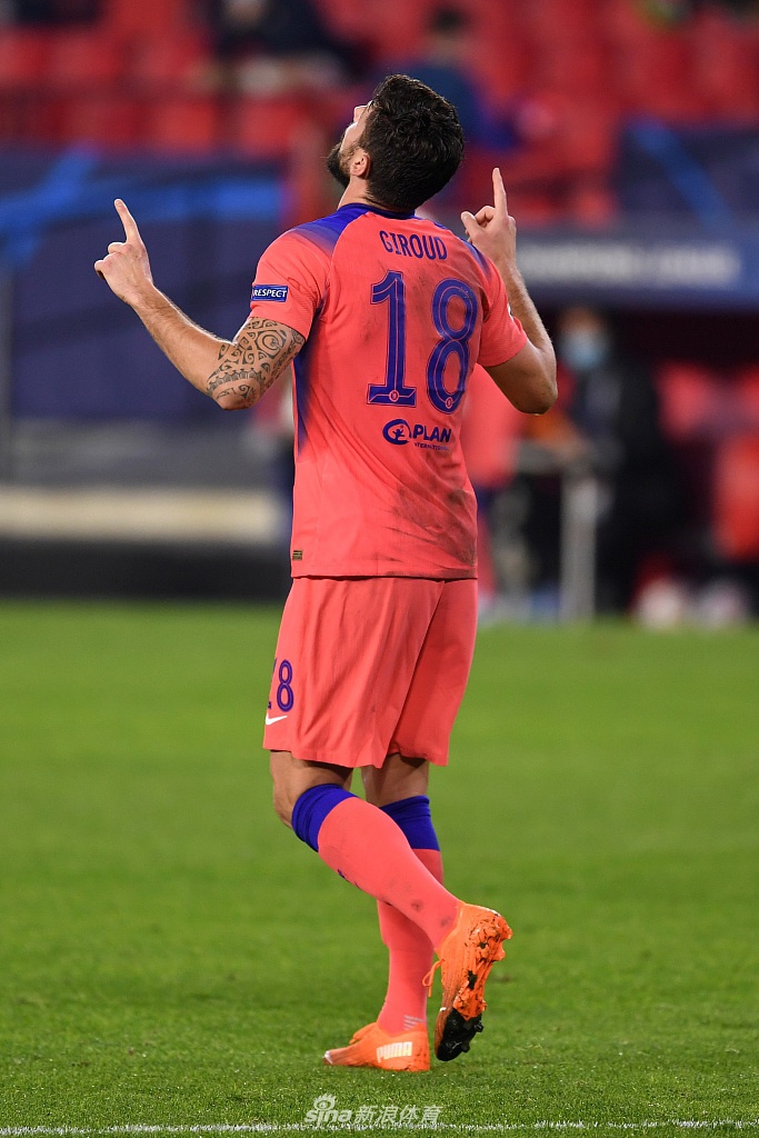 [欧冠]塞维利亚0-4切尔西 吉鲁大四喜