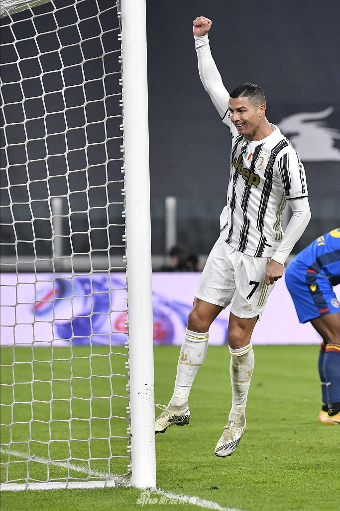 [意甲]尤文4-1乌迪内斯 C罗两射一传