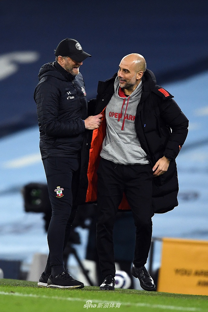 [英超]曼城5-2南安普顿 德布劳内马赫雷斯两球