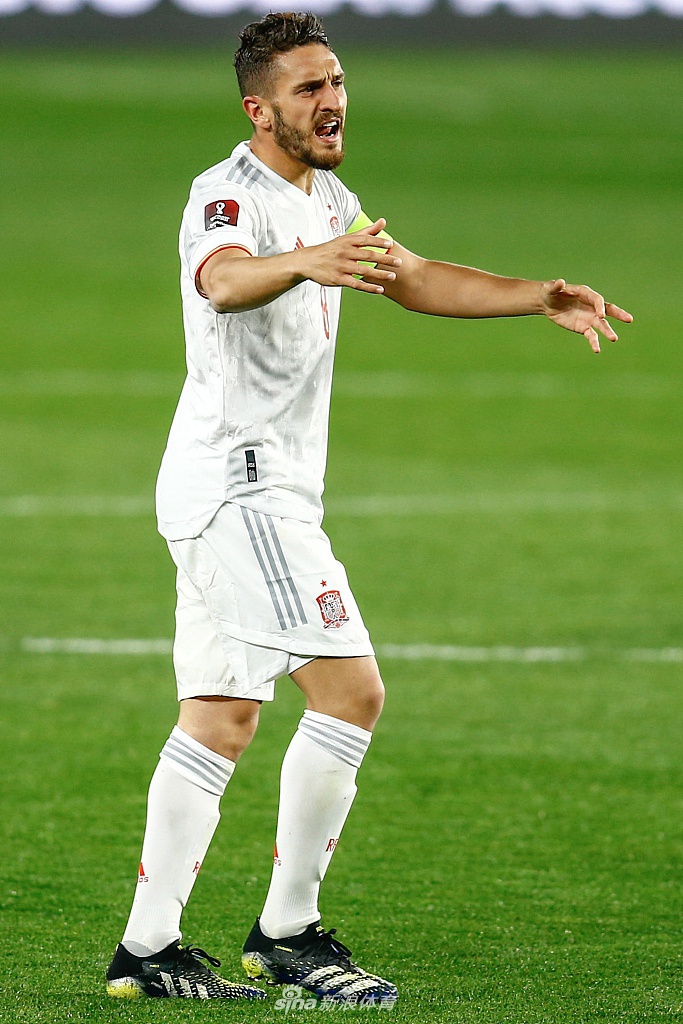 [世预赛]西班牙1-1希腊 莫拉塔破门